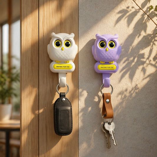 WallLuxe™ Blink Hook – No-Drill HDB Cat Wall Hook & Key Holder
