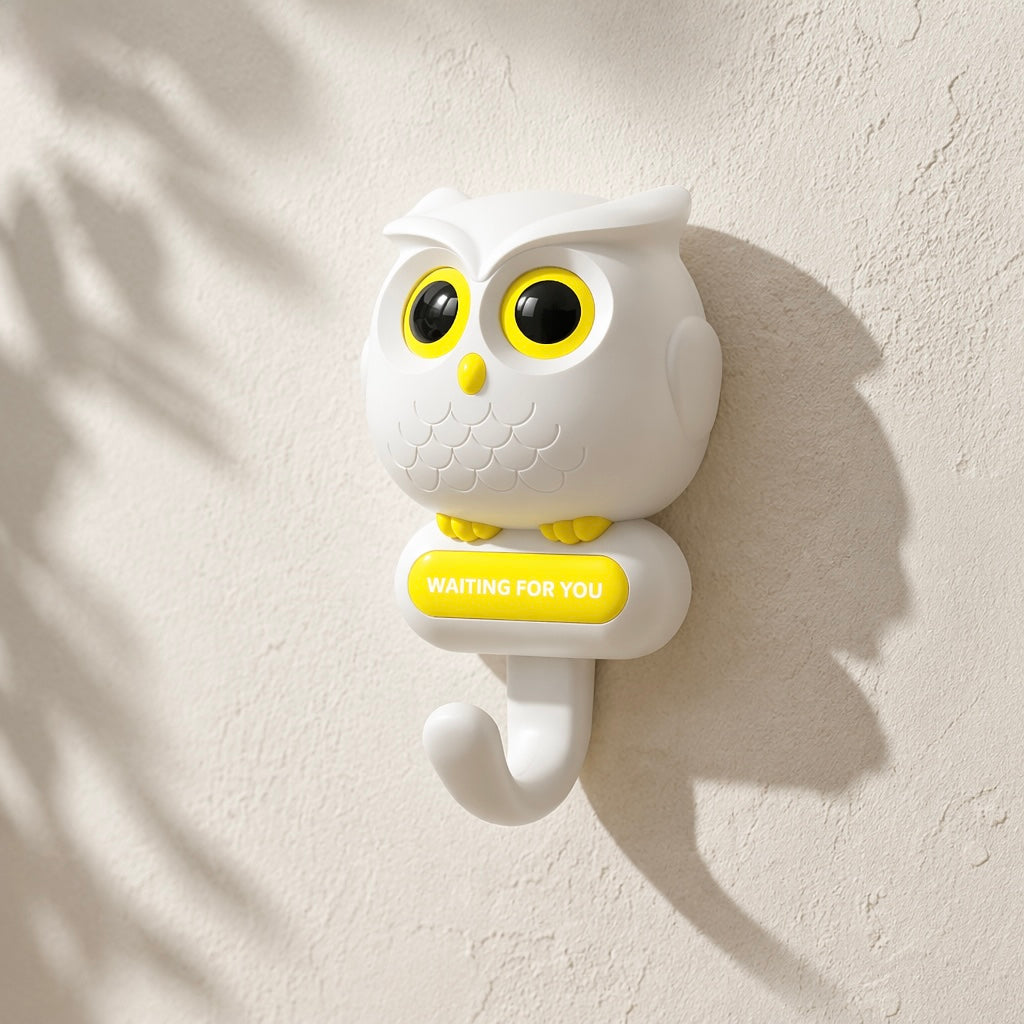 WallLuxe™ Blink Hook – No-Drill HDB Cat Wall Hook & Key Holder