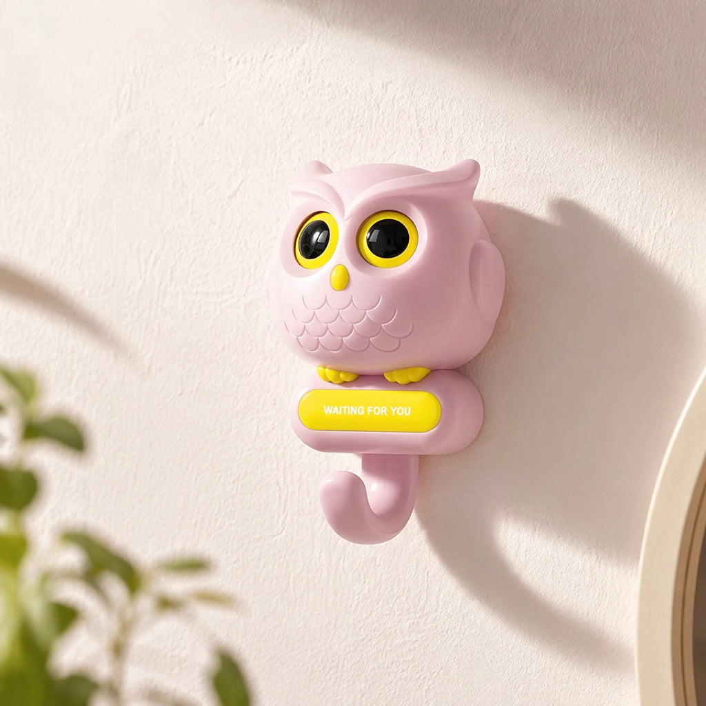 WallLuxe™ Blink Hook – No-Drill HDB Cat Wall Hook & Key Holder