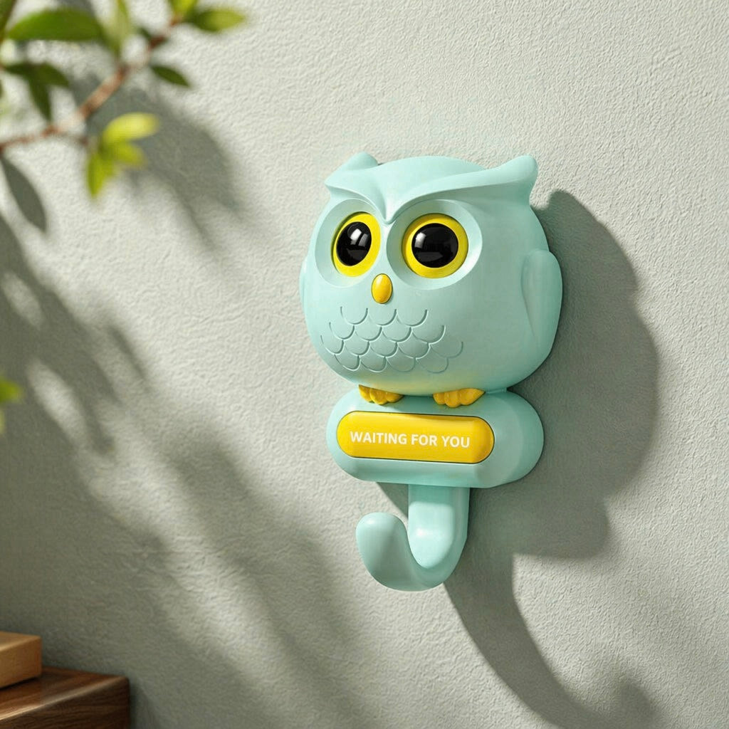 WallLuxe™ Blink Hook – No-Drill HDB Cat Wall Hook & Key Holder