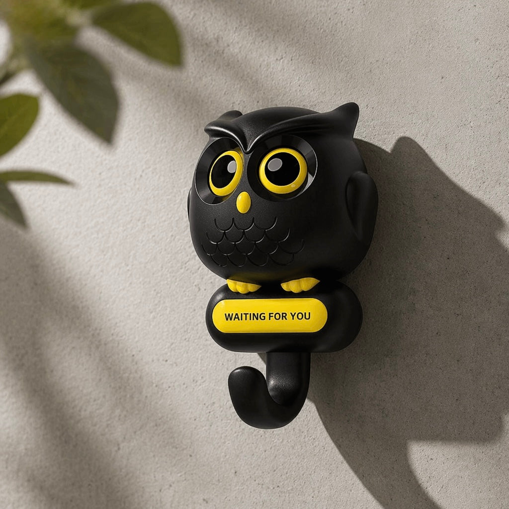 WallLuxe™ Blink Hook – No-Drill HDB Cat Wall Hook & Key Holder